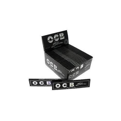 OCB Slim Premium Black (carton) OCB Rolling paper