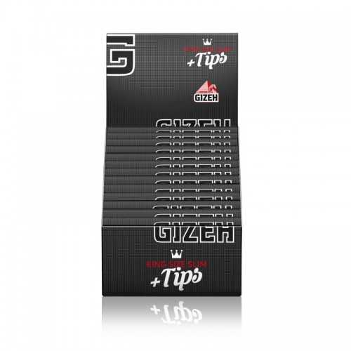 GIZEH King Size Slim Rolling Sheet Carton + Tips Gizeh Rolling Sheet