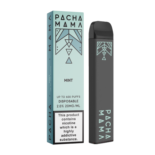Pod Jetable "Mint" Pacha Mama 600 puffs 20mg Charlie's Chalk Dust Produits