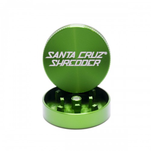 Grinder Santa Cruz Shredder 2 Teil Alu small Green Santa Cruz Shredder Grinders