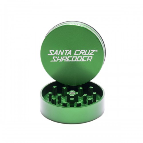 Smerigliatrice Santa Cruz Shredder 2 parti in alluminio verde medio Santa Cruz Shredder Smerigliatrici