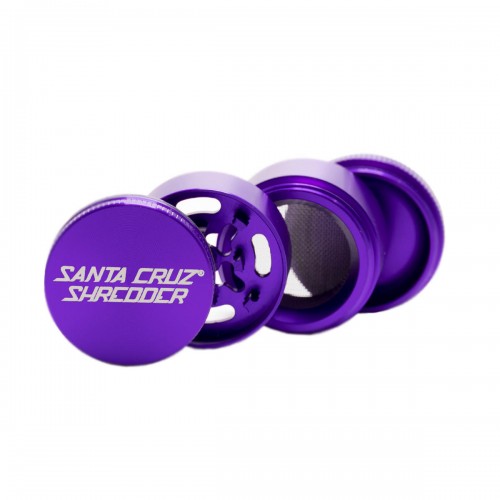 Grinder Santa Cruz Shredder 4 Teil Alu small purple Santa Cruz Shredder Grinders