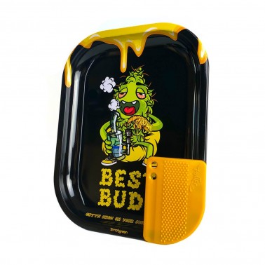 Best Buds Mini "Dab All Day" Rolling Tray - Rolling tray