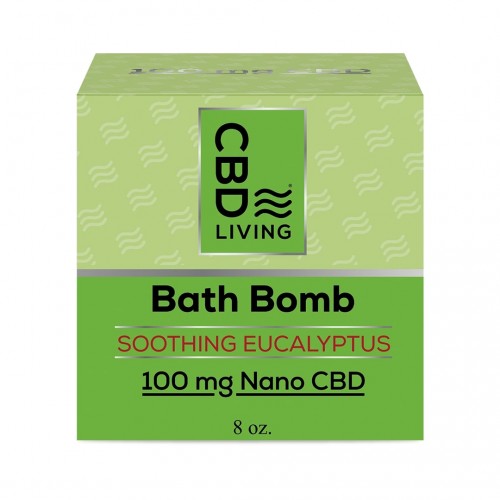 CBD bath bomb Eukalyptus CBD Living Produkte