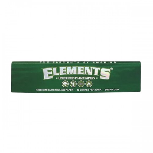 Elements King Size Slim Unrefined Plant Papers Elements Papers Products