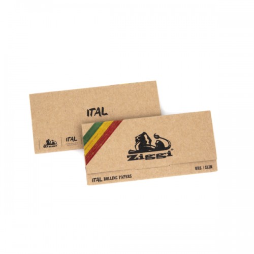 Ziggi Paper ITAL Brown King Size Slim + Tips Ziggi Feuille à rouler