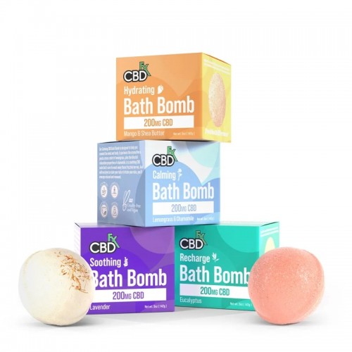CBDfx Bombes de bain 200mg CBD FX Produits