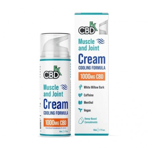 CBDfx Cream For Muscle & Joint Cooling Formula CBD FX Produits