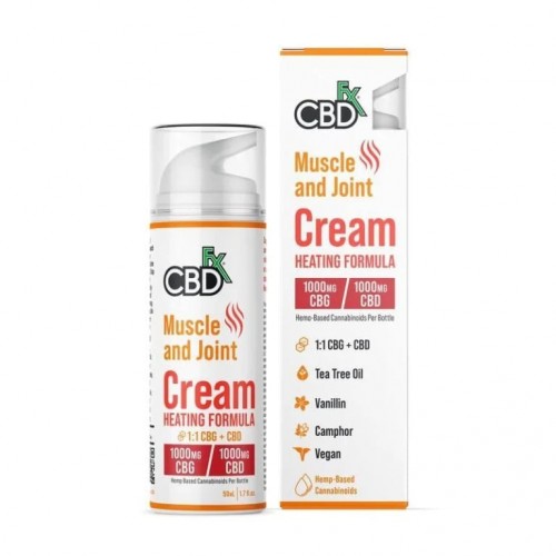 CBD+CBG Cream Muscle&Joint Heating Formula CBDfx CBD FX Produits