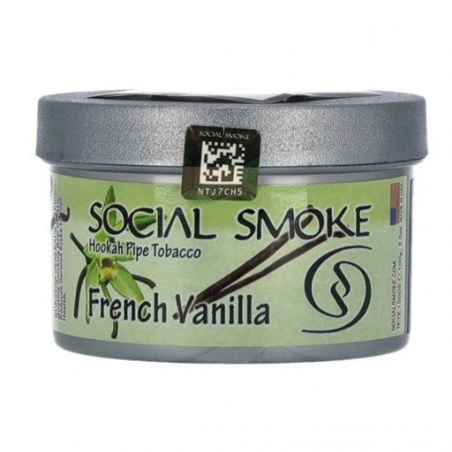 Tabac à Shisha Social smoke french vanilla Social Smoke Produits