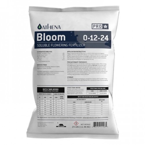 Athena Pro Bloom 11.34kg (25lbs) Athena Nutrients Produits