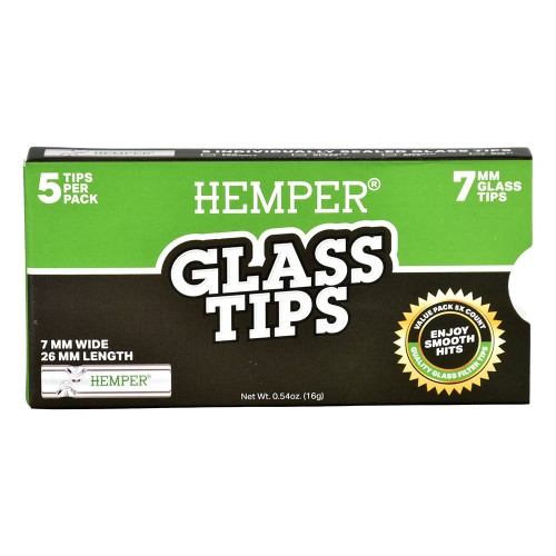 Filtre en verre Hemper 7mm (5 pièces) Hemper Filtres