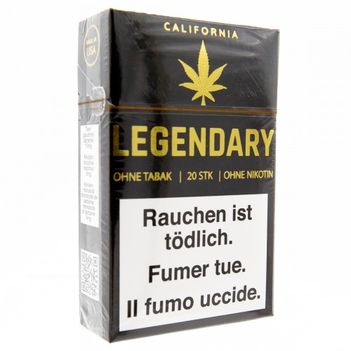 Paquet de cigarette au CBD Californien Legendary Legendary Produits
