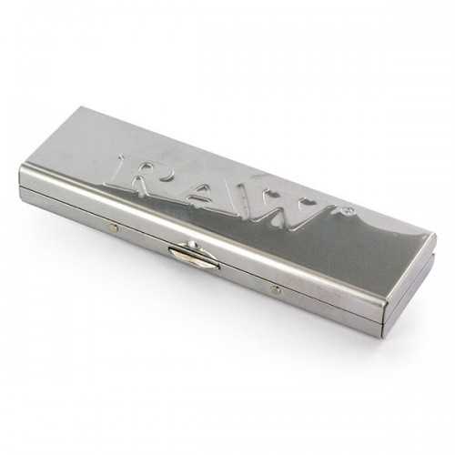 Chrome plated metal box Raw King Size RAW Leaf to roll