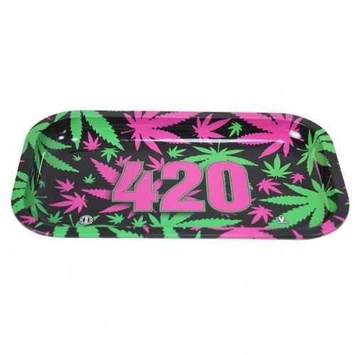 V-Syndicate "420" Small (1) Rolling Tray V Syndicate  Rolling Tray