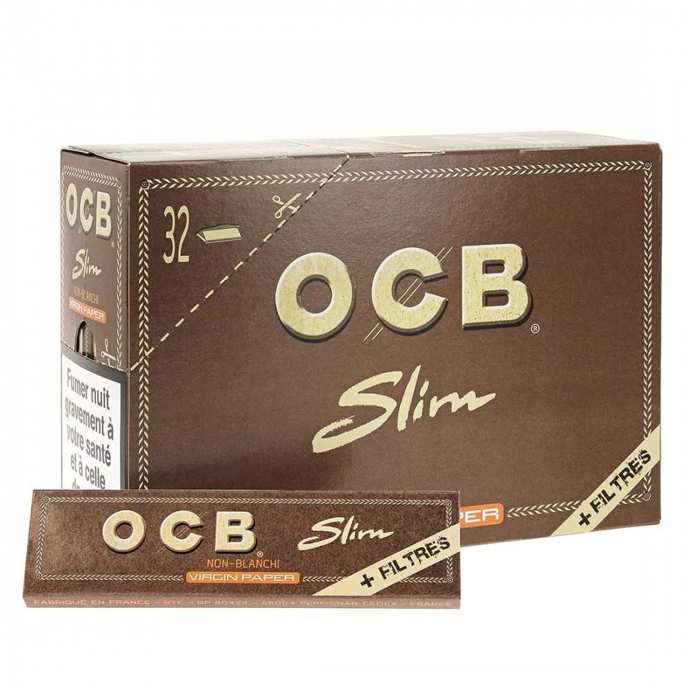 Feuille a rouler OCB Slim et tips - Boutique de CBD en ligne