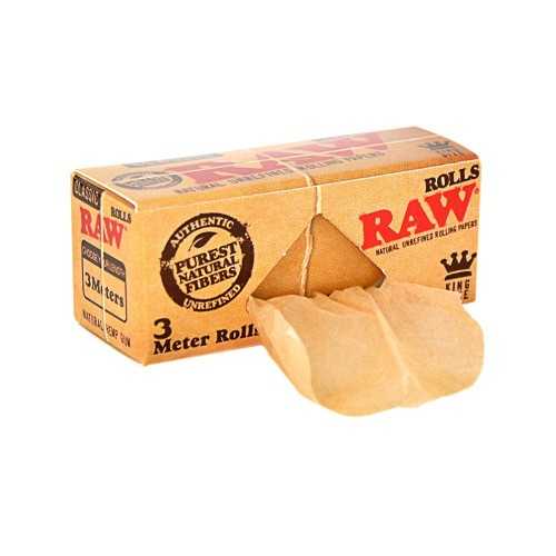 Raw Rolls King Size Slim 5m RAW Feuille à rouler