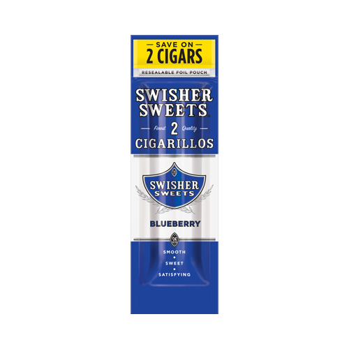 Blunt Swisher Sweets Cigarillos Blueberry Swisher Sweets  Produits non livrables à l'etranger