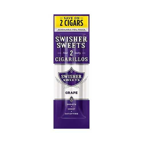 Blunt Swisher Sweets Cigarillos Grape Swisher Sweets  Produits non livrables à l'etranger