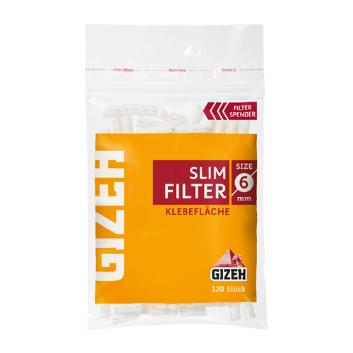 Cigarette filter Gizeh Slim 6mm Gizeh Tobacco & Substitutes