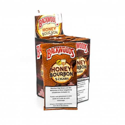 Blunts Backwoods Honey Bourbon (5 pièces) Backwoods Produits non livrables à l'etranger