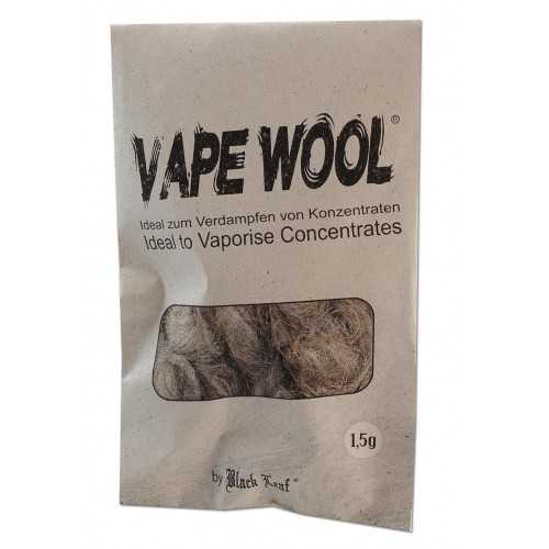 Vape Wool Hemp Fiber 1.5g Black Leaf Vaporization