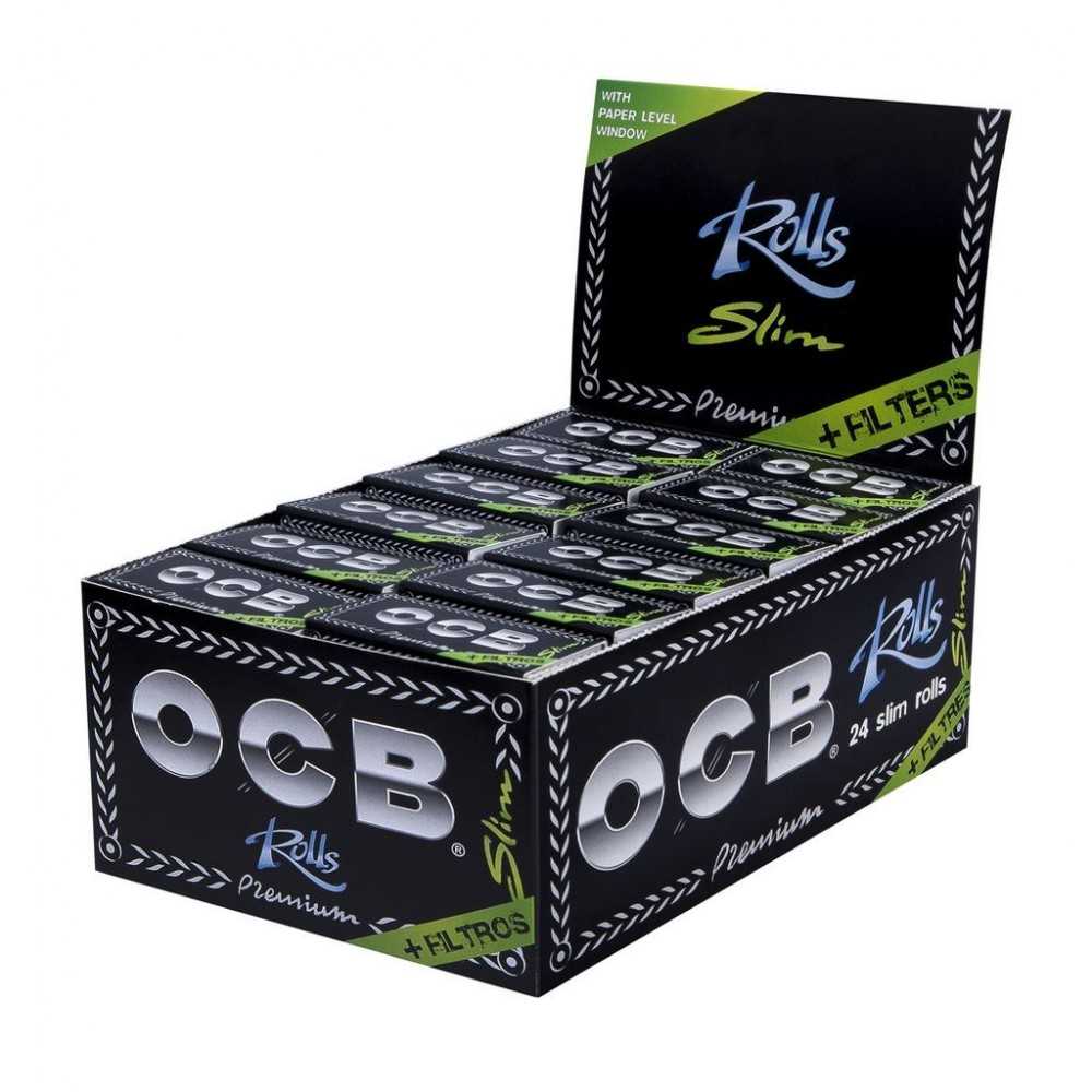 OCB Black Rolls + Filtres (carton) - Feuille à rouler