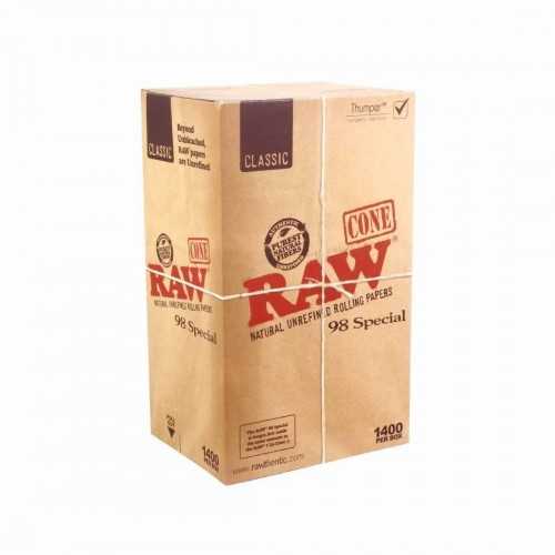 Raw Cone Pre-rolled 98 Special (1400 pieces) RAW Joint tube