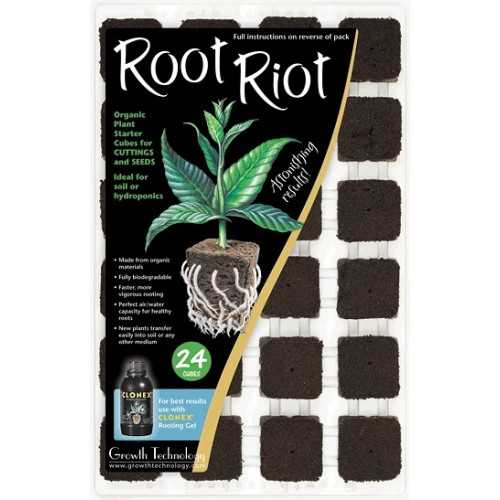 Root Riot cubo 24X Root Riot  Cubo di avviamento