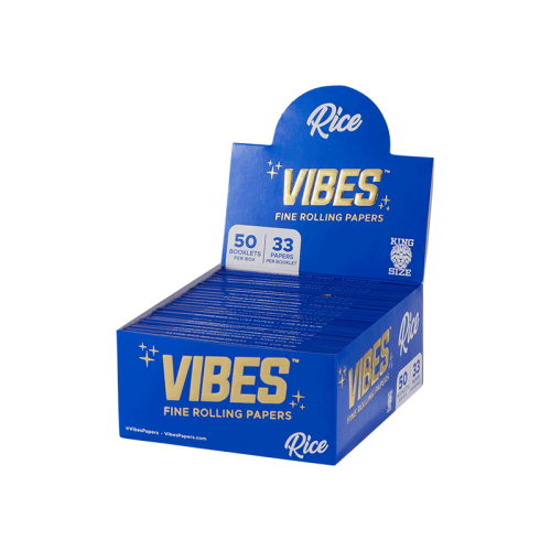 Rolling papers Vibes King Size Slim Rice (Carton) Vibes  Rolling papers
