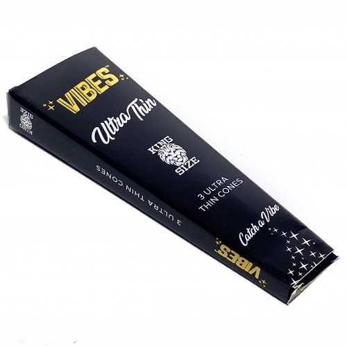 Pre-rolled cones Vibes King Size Slim Ultra Fine Vibes  Rolling sheet
