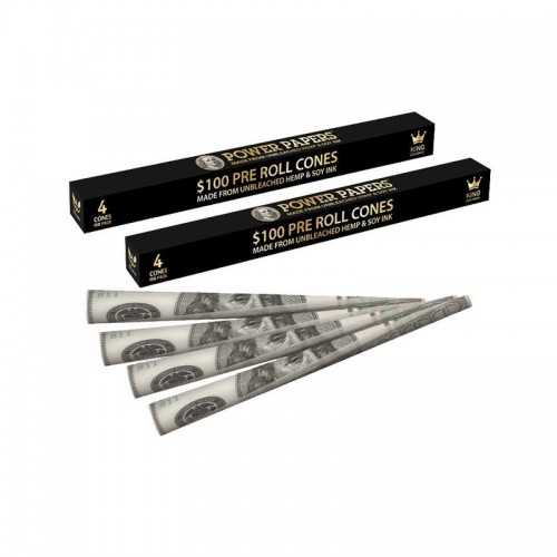 Pre-rolled cone 100 Dollars Various rolling sheets