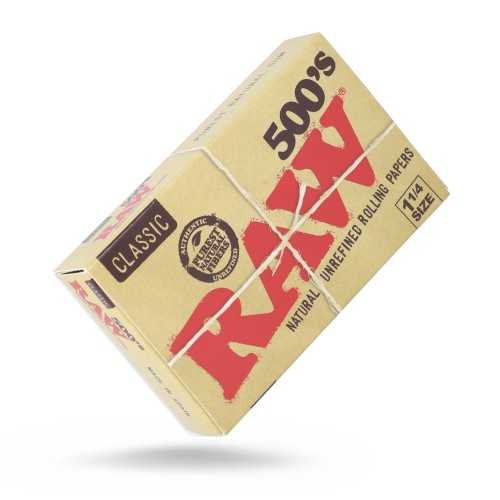 Raw 500's Classic 1/4 (500 pieces) RAW Rolling sheet