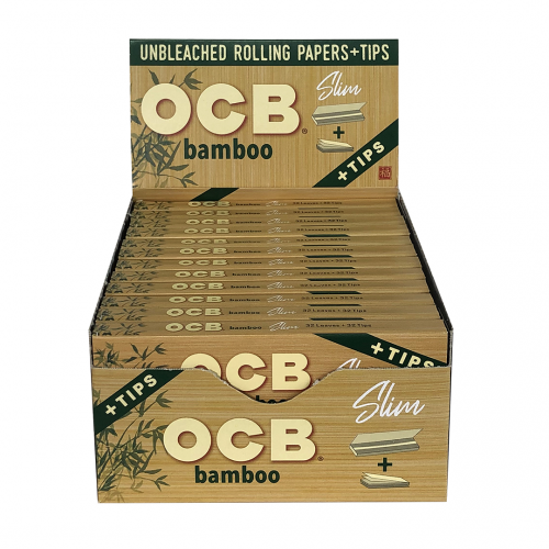 Rolling sheet OCB Bamboo King Size Slim + Filters (box) OCB Rolling sheet