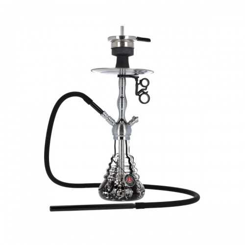Shisha Amy Deluxe Small Rips 470 Black Silver Amy Deluxe Products